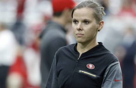 Katie Sowers to become first female and openly gay person to assist in coaching a Super Bowl