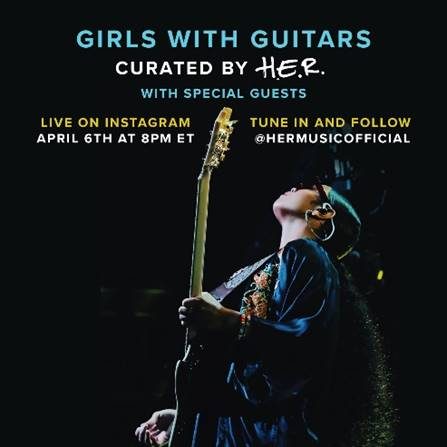 H.E.R. Announces ‘Girls With Guitars,’ a Weekly Instagram Live Series