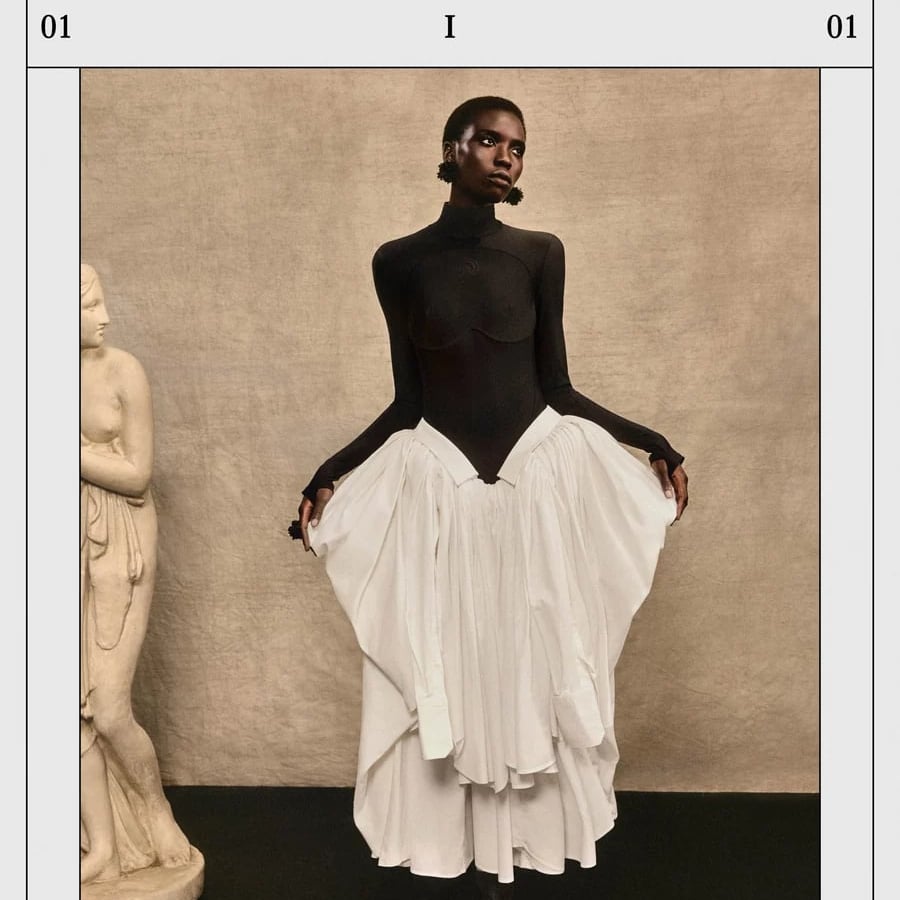 Marine Serre's FW26 Treats Jersey Like a Second Skin and Scarves Like Sculpture