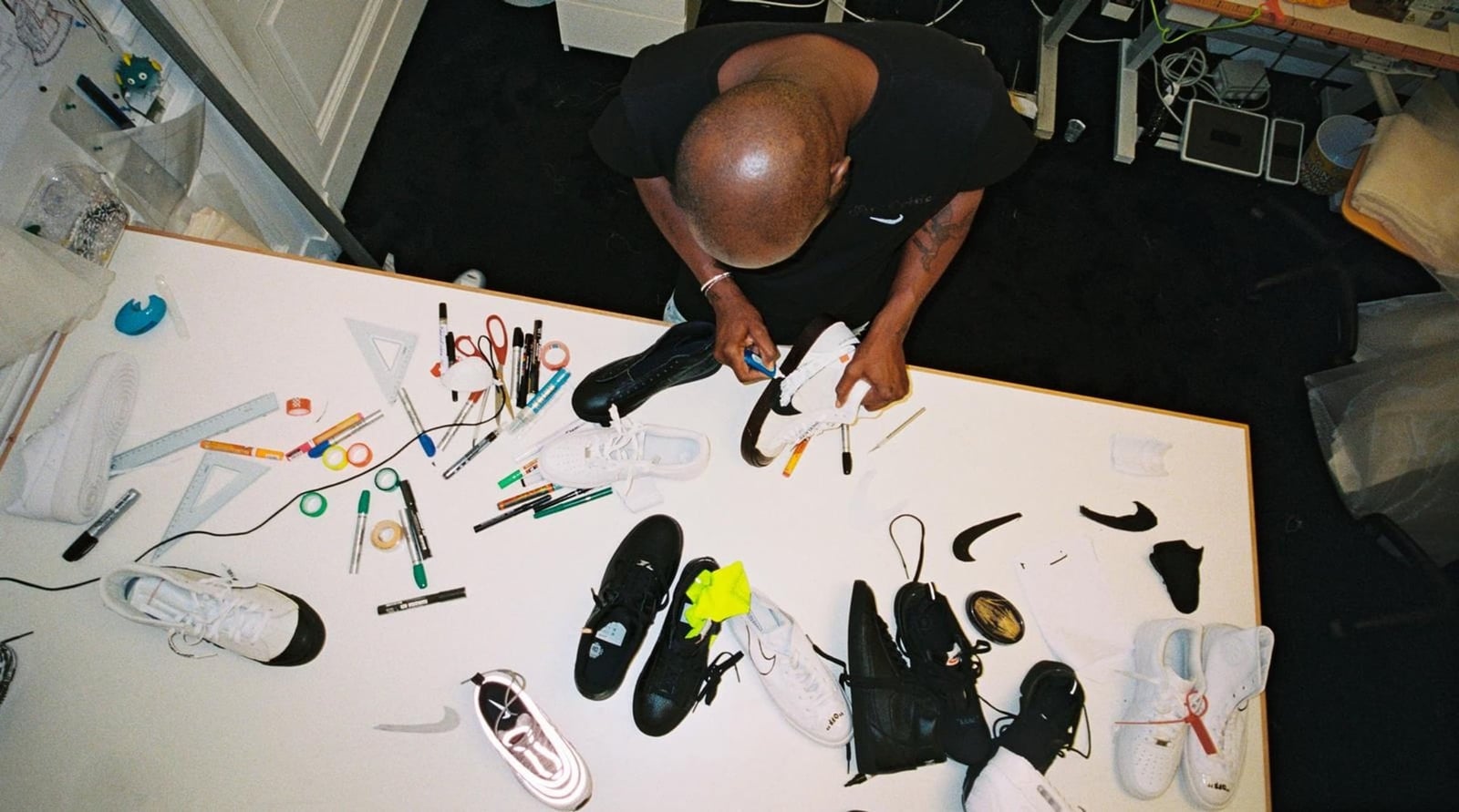 Virgil Abloh's Paris Office Is Moving to The Shed, Desk and All