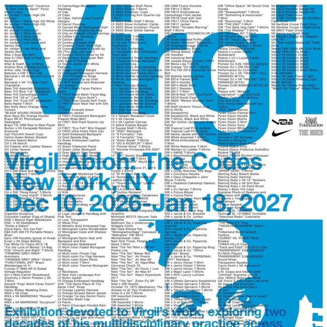 Virgil Abloh’s Paris Office Is Moving to The Shed, Desk and All